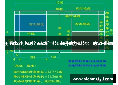 羽毛球双打规则全面解析与技巧提升助力竞技水平的实用指南